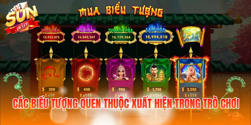 Natra - Dòng Slots Game Dân Gian Với Chủ Đề Thần Thoại 3 Các biểu tượng quen thuộc xuất hiện trong trò chơi