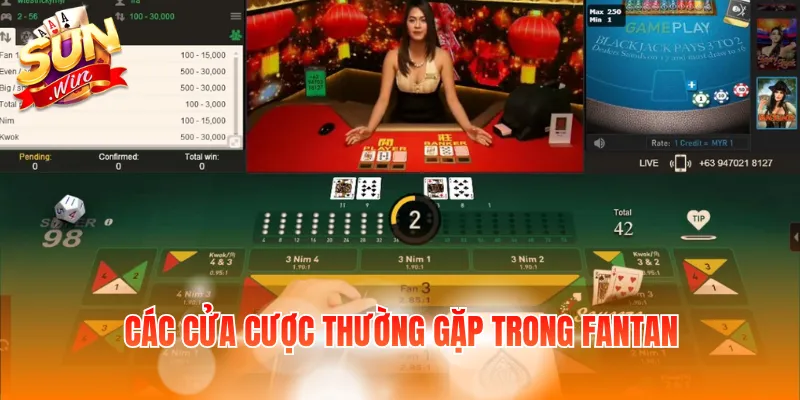 Mẹo Chơi Fantan - 3 Mẹo Chi Tiết Dành Cho Thành Viên Mới 3 Các cửa cược thường gặp trong Fantan
